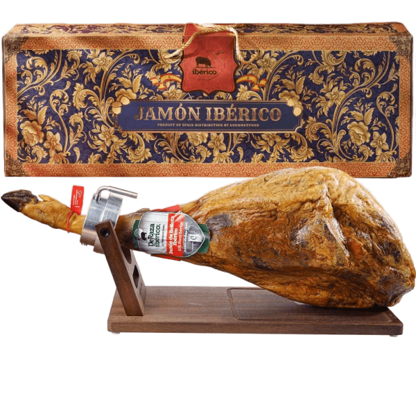 Hộp quà đùi sau Iberico Bellota có xương