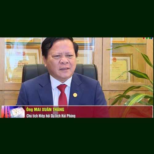 Phỏng vấn Chủ tịch Mai Xuân Thắng về các giải pháp phát triển du lịch Hải Phòng.