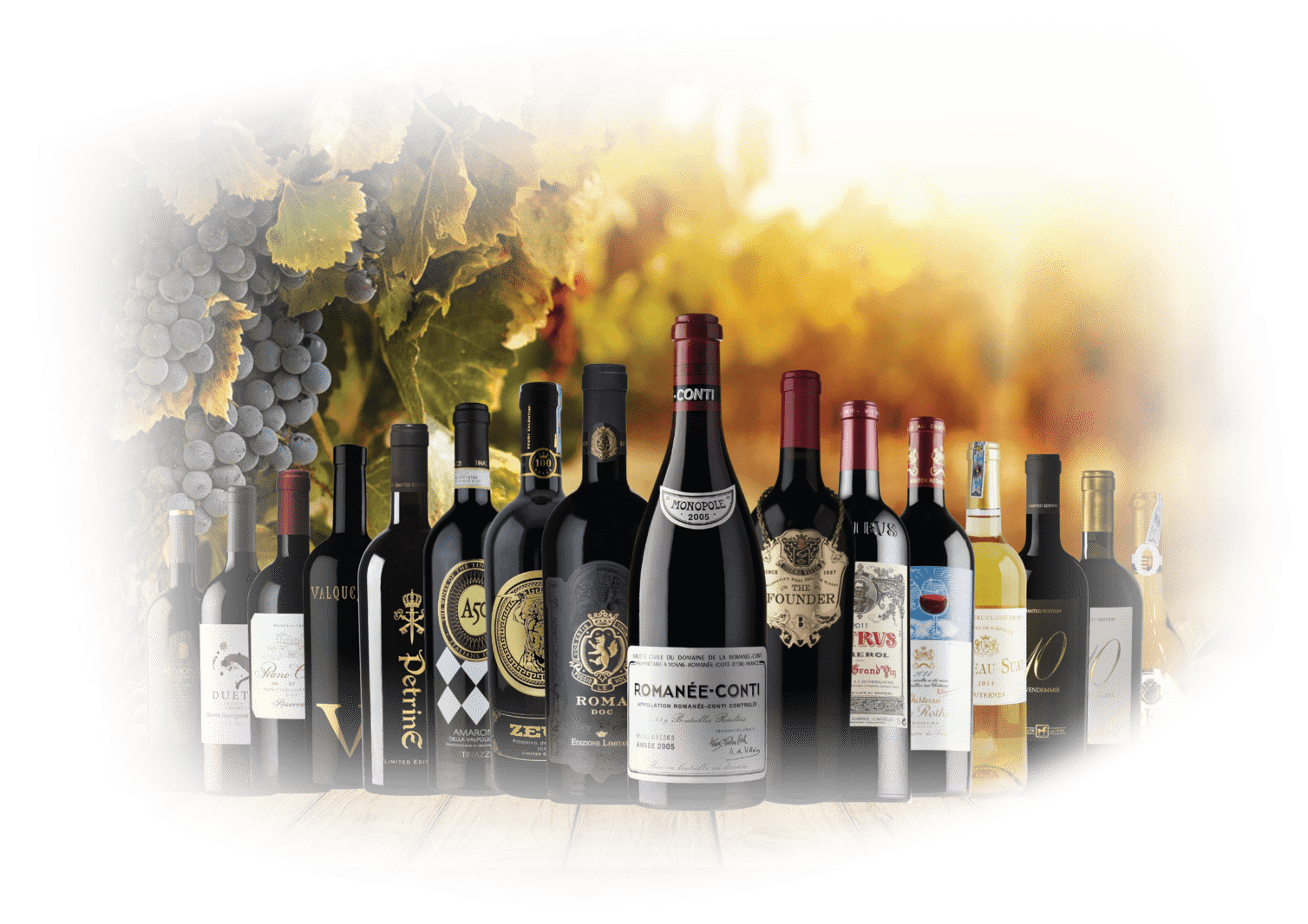 nơi hội tụ<br/>
những dòng rượu vang & Whisky<br/>
ngon nhất thế giới